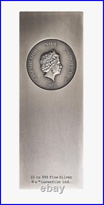 2022 Niue Han Solo in Carbonite Coin 10 oz. 999 Silver Antiqued Star Wars
