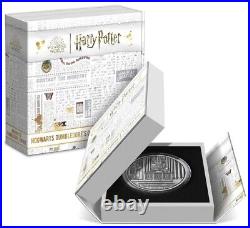 2022 Niue Harry Potter Hogwarts Dumbledore's Office 3oz Silver Antique Coin