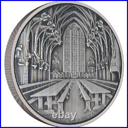 2022 Niue Harry Potter Hogwarts the Great Hall 1 oz. 999 Silver Mintage 3,000