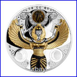 2022 Niue Isis The Egyptian Goddess 2oz Silver Proof Coin