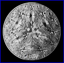 2022 Niue Le Grand Mint ALGORITHM Eagle & Dragon 2oz. 999 Silver 3D Domed Proof