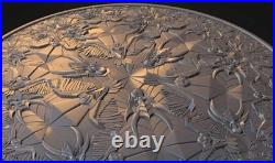 2022 Niue Le Grand Mint ALGORITHM Eagle & Dragon 2oz. 999 Silver 3D Domed Proof