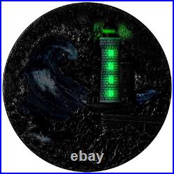 2022 Niue Lighthouse Petit Minou 2oz Silver Antiqued Colorized Coin 2022 Niue Lighthouse Petit Minou 2oz Silver Antiqued Colorized Coin