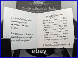 2022 Niue Nuestra Senora de Atocha 2oz Silver Antiqued Coin with real Atocha inlay