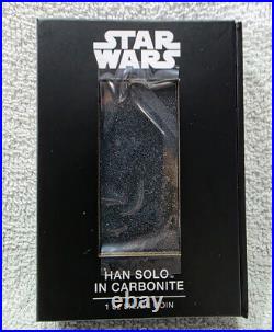 2022 Niue STAR WARS HAN SOLO In Carbonite 1 OZ Fine Silver MINTAGE 5000 2022 Niue STAR WARS HAN SOLO In Carbonite 1 OZ Fine Silver MINTAGE 5000