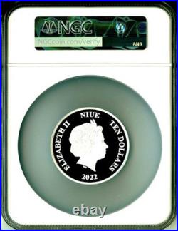 2022 Niue S$10 Star Wars 3 Oz Death Star NGC PF70 Ultra Cameo