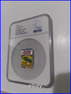2022 Niue S$2 PF 70 ULTRA CAMEO Action Comics # 1 NGC Comix Superman Book Coin