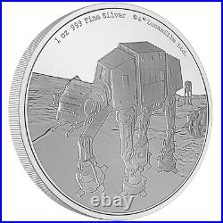 2022 Niue Star Wars AT-AT Walker 1oz 999 Silver Proof Coin Mintage 2000