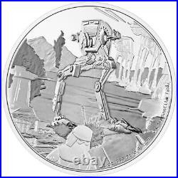 2022 Niue Star Wars AT-ST Walker 1oz Silver Proof Coin
