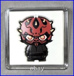 2022 Niue Star Wars Chibi DARTH MAUL 1 oz Silver Proof Coin New Zealand Mint 2022 Niue Star Wars Chibi DARTH MAUL 1 oz Silver Proof Coin New Zealand Mint