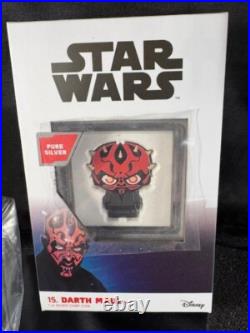 2022 Niue Star Wars Chibi Darth Maul 1 Oz Silver Proof Coin New Zealand Mint