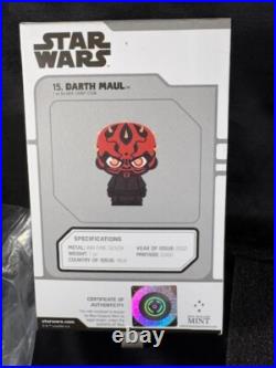 2022 Niue Star Wars Chibi Darth Maul 1 Oz Silver Proof Coin New Zealand Mint