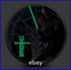 2022 Niue Star Wars Darth Vader Dark Side Edition 1 oz Ennobled Silver Coin