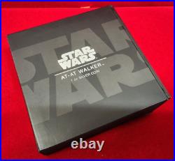 2022 Niue Star Wars Vehicles AT-AT Walker 1 oz Silver Proof Coin -Mintage 2000