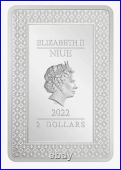 2022 Niue Tarot Card Strength 1 oz. 999 Silver Proof Coin