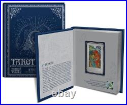 2022 Niue Tarot Card Strength 1 oz. 999 Silver Proof Coin #8 in Series
