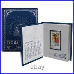 2022 Niue Tarot Card The Chariot 1 oz. 999 Silver Proof Coin #7 in Series