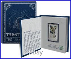 2022 Niue Tarot Card The Hermit 1 oz. 999 Silver Proof Coin #9 in Series