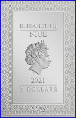 2022 Niue Tarot Card The Hierophant 1 oz. 999 Silver Proof Coin