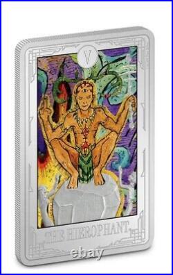 2022 Niue Tarot Card The Hierophant 1oz. 999 Silver Proof Coin 5th in Series