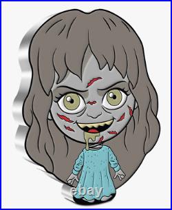 2022 Niue The Exorcist Horror Chibi 1 oz Silver Proof $2 Coin OGP