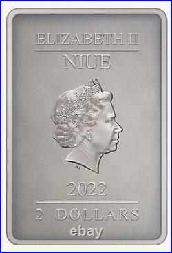 2022 Niue The Mandalorian 1oz Silver Antique Poster Coin