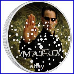 2022 Niue The Matrix 1 oz Colorized. 999 Silver Proof Coin Only 3,000 Minted