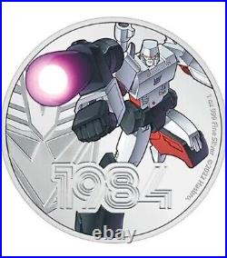 2022 Niue Transformers Megatron Colorized 1 oz. 999 Silver Proof Coin