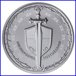 2022 Niue Truth Series Lion, Tree, Ram, & Sword Set of 4 1 oz Silver Coins