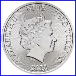 2022 Niue Truth Series Lion, Tree, Ram, & Sword Set of 4 1 oz Silver Coins