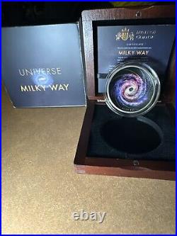 2022 Niue Universe Milky Way 2oz Silver Antiqued Coin