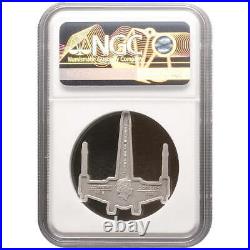 2022 Niue X-WING FIGHTER 1 oz Silver Coin MS 70 Star Wars