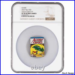 2022 Nuie Silver DC Action Comics #1 $2 NGC PF 70 ULTRA CAMEO