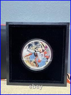 2022 Proof Niue Colorized Disney Goofy 90th Anniversary 1 oz. 999 Silver Coin 2022 Proof Niue Colorized Disney Goofy 90th Anniversary 1 oz. 999 Silver Coin
