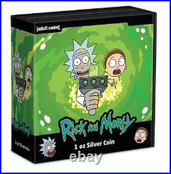 2022 Rick And Morty 1 Oz. Silver Coin Ngc Pf70 First Releases
