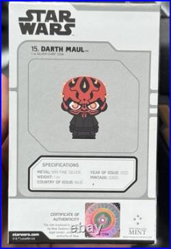 2022 Star Wars Darth Maul 1oz Silver Chibi Coin