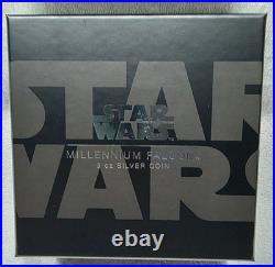 2022 Star Wars Millennium Falcon Shaped 3oz Silver Coin (NIUE) #2983/3000