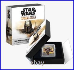 2022 Star Wars The Mandalorian THE MANDALORIAN 1 oz silver poster bar coin 2022 Star Wars The Mandalorian THE MANDALORIAN 1 oz silver poster bar coin