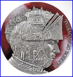 2022 Warrior Of Azovstal 999 Silver Coin 5 Dollars Niue 2 Oz. Heroes Of Ukraine