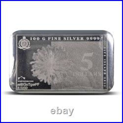 2023 100 Gram Niue Silvernote Rectangular Silver Coin