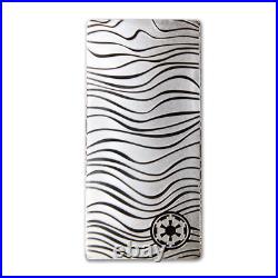 2023-1 Oz Niue Silver Mandalorian Beskar Bar Coin by the New Zealand Mint Brilli