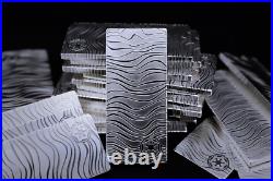 2023-1 Oz Niue Silver Mandalorian Beskar Bar Coin by the New Zealand Mint Brilli