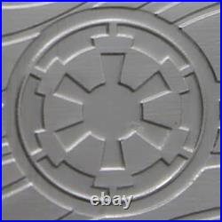 2023-1 Oz Niue Silver Mandalorian Beskar Bar Coin by the New Zealand Mint Brilli