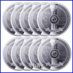 2023 1 oz Niue Vivat Humanitas Silver Coin (BU Lot of 10)