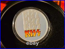 2023 1 oz Silver Niue $2 Colorized Proof KISS 50th Anniversary Coin LAST ONE