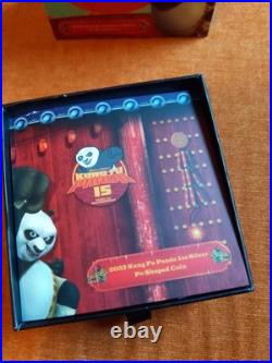 2023 1 oz Silver Niue Kung Fu Panda Po Shaped Coin in Box #0607