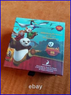 2023 1 oz Silver Niue Kung Fu Panda Po Shaped Coin in Box #0607