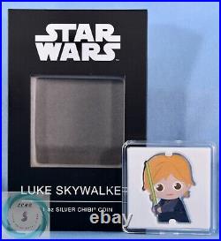 2023 $2 Niue 1oz Pure Silver Vader & Skywalker Proof Coins Two Coins