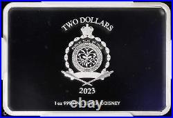 2023 $2 Niue 1oz Silver Proof Disney 100 Years PCGS PR 69 DCAM