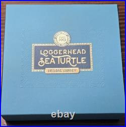 2023 $2 Niue Loggerhead Sea Turtle Lifelong Journey 2 oz Antique Silver in OGP